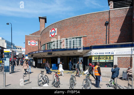 Wood Green Underground Station, High Road, Wood Green, London Borough of Haringey North London district Stock Photo