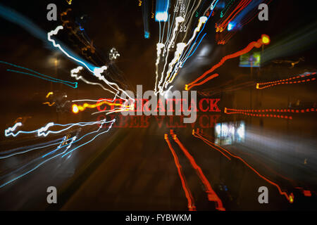 Text Cyber Attack written on dark abstract background Stock Photo