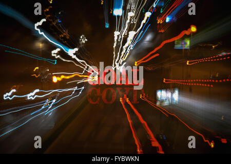 Single word Goal in red color written on dark abstract background Stock Photo