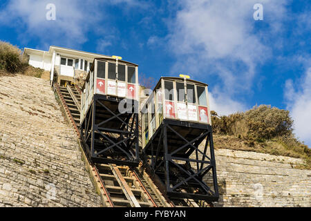 West Cliff Railway / West Cliff Lift , Bournemouth Stock Photo