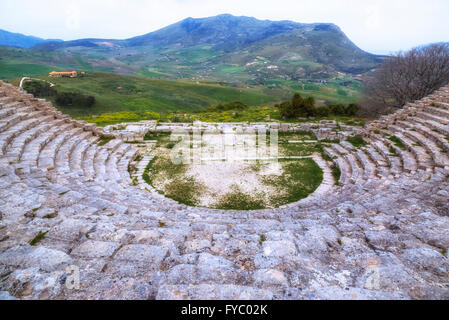 Segesta, Calatafimi, Trapani, Sicily, Italy Stock Photo