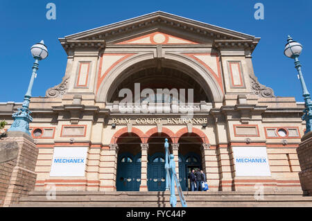 Palm Court entrance at Alexandra Palace, London Borough of Haringey, Greater London, England, United Kingdom Stock Photo