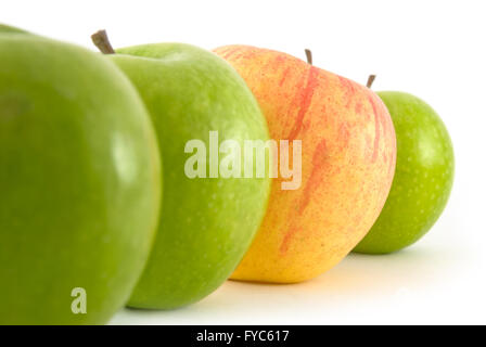 four apples Stock Photo