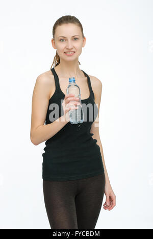 portrait of a fit healthy woman Stock Photo