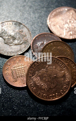 A Pile of Pennies Stock Photo