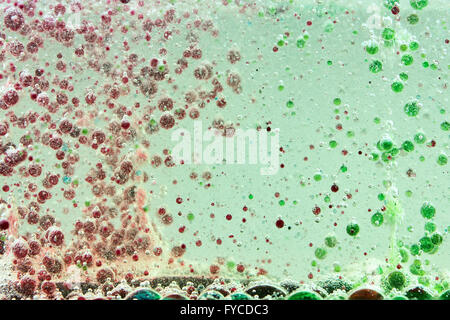 Multi-colored liquid in motion Stock Photo