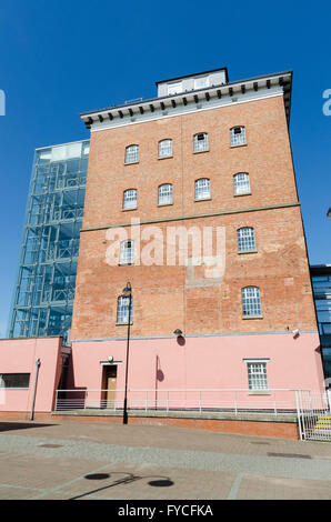 Leicester Land Registry Office at Westbridge Place on the bank of the River Soar Stock Photo