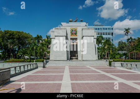 The Altar de la Patria, Parque de la Independencia, Puerta del Conde, Zona Colonial, UNESCO World Heritage Site, Santo Domingo Stock Photo