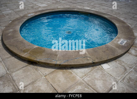round swimming pool jacuzi Stock Photo