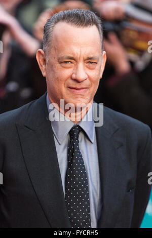 London, UK. 25 April 2016. Actor Tom Hanks arrives for the UK premiere of the film A Hologram for the King at the BFI Southbank. Stock Photo