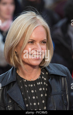 London, UK. 25 April 2016. Mariella Frostrup arrives for the UK premiere of the film A Hologram for the King at the BFI Southbank. Stock Photo
