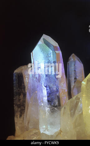 Rock crystal Stock Photo