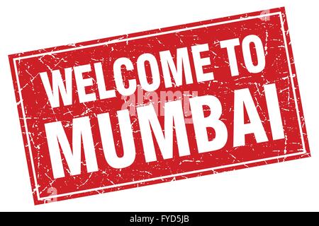 welcome to Mumbai red square grunge stamp Stock Vector Art ...