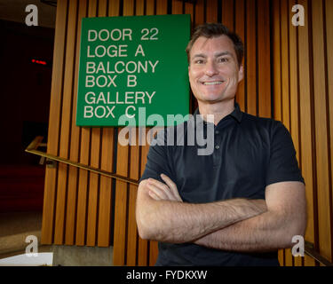 Sydney, Australia. 25th Apr, 2016. Australian Ballet Artistic Director, David McAllister pictured outside the Joan Sutherland Theatre? during rehearsals for Vitesse. Viresse plays from April 26 to May 16 at Sydney Opera House. © Hugh Peterswald/Pacific Press/Alamy Live News Stock Photo