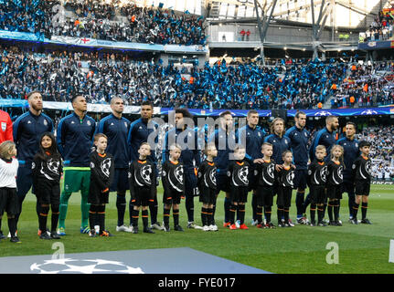 Manchester, UK. 26th Apr, 2016. Keylor Navas (Real) Football/Soccer ...