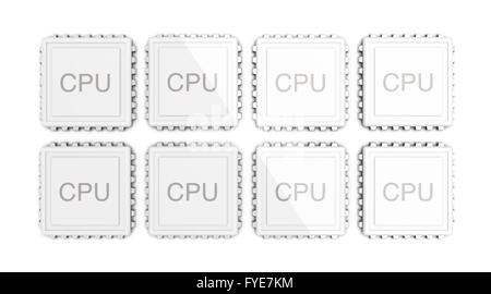 8core CPU Stock Photo