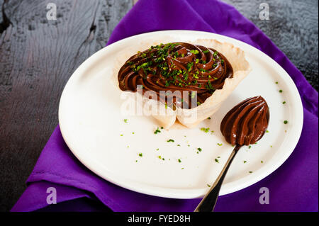 Mousse au chocolat Stock Photo