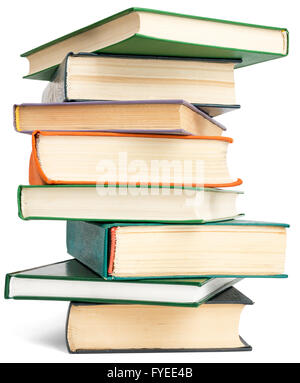 Randomly placed books Stock Photo