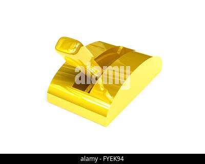 Golden Switch Stock Photo