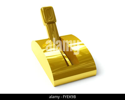 Golden Switch Stock Photo