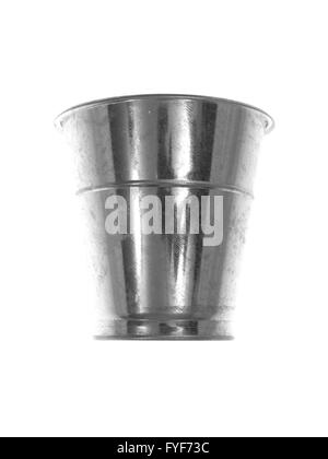 A cleaning bucket isolated against a white background Stock Photo