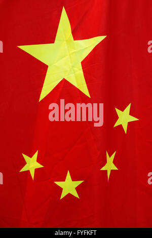 China flag Stock Photo