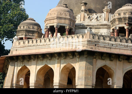 Mohammad Shah Sayyid Tomb, Lodhi Garden, New Delhi, Delhi, India, the third Sayyid ruler  who ruled from 1434-44 AD. Stock Photo