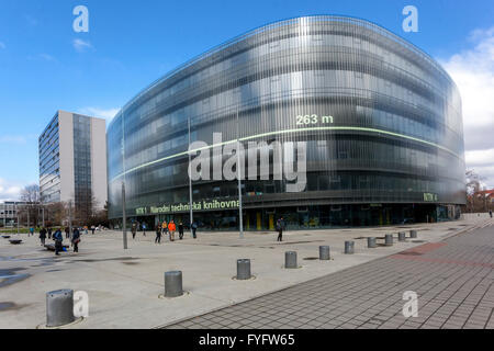 National Technical Library Prague Dejvice Stock Photo - Alamy