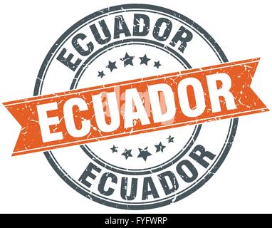 Ecuador Red Grunge Round Vintage Rubber Stamp Stock Vector Image & Art 