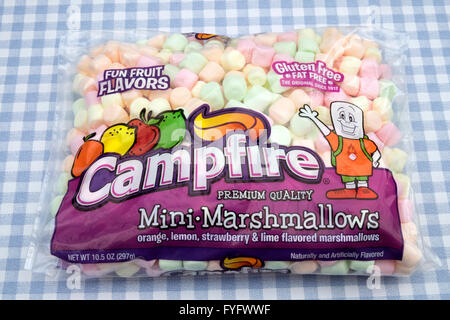 Campfire Gluten and Fat Free Mini Marshmallows Stock Photo