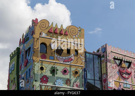 Braunschweig, Germany - August 23, 2014: The Happy Rizzi House by James Rizzi Stock Photo