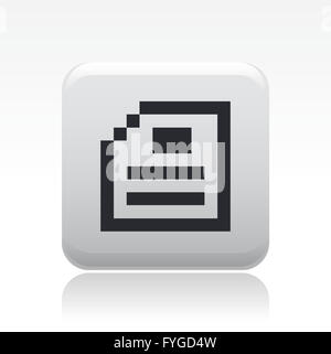 Vector illustration of single pixel copy icon Stock Photo - Alamy