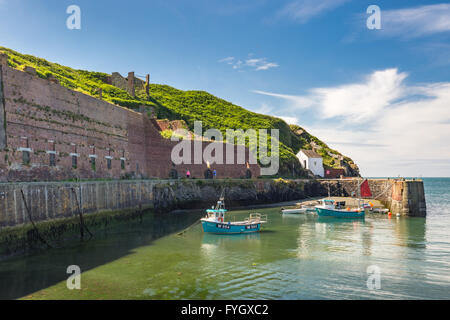 Porthgain Harbour - Pembrokeshire Stock Photo