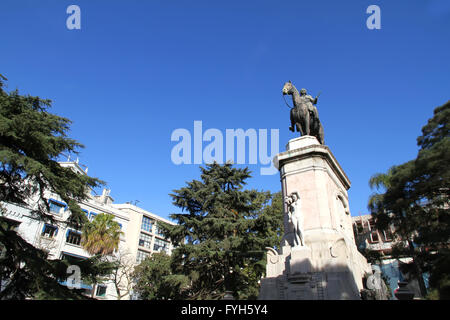 Plaza Zabala in Montevideo Stock Photo