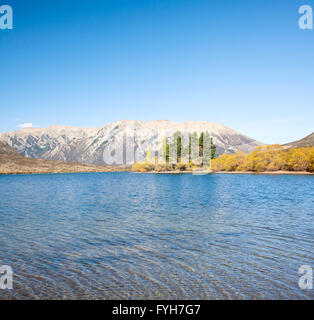 Lake Pearson Arthur's pass National Park New Zealand Stock Photo