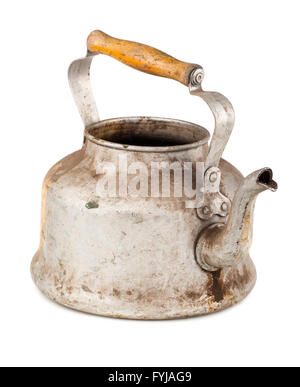 Aluminum kettle Stock Photo