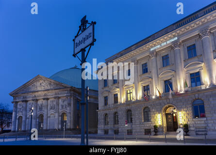 St. Hedwig's Cathedral and Hotel de Rome, Berlin Stock Photo