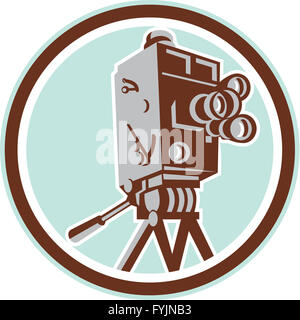 Vintage Movie Film Camera Retro Stock Photo