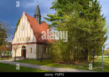 Village church Bad Saarow, Brandenburg, Germany Stock Photo