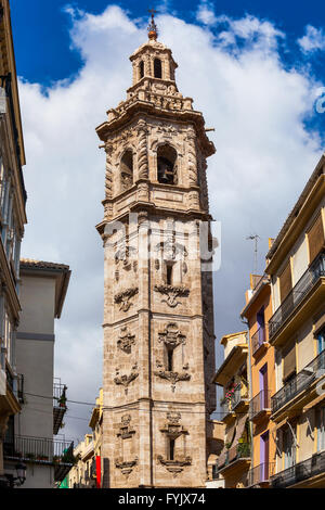 Metropolitan Basilica Cathedral - Valencia Spain Stock Photo