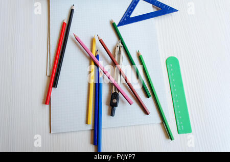 Colorful pencils Stock Photo