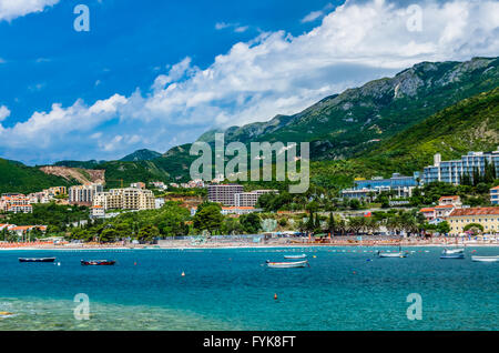 Landscape panorama view in Montenegro Stock Photo