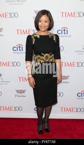 New York, USA. 26th April, 2016. Guo Peiattends Time 100 gala at Jazz at Lincoln Center Credit:  lev radin/Alamy Live News Stock Photo