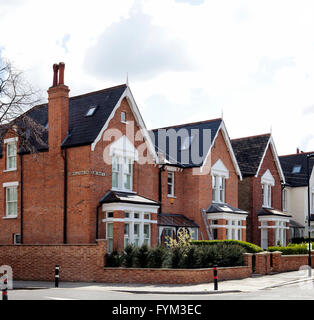 Property on Elms Rd in Clapham - London UK Stock Photo - Alamy