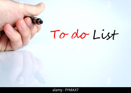 To do list Text Concept Stock Photo