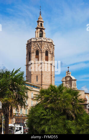 Metropolitan Basilica Cathedral - Valencia Spain Stock Photo