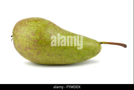 Single green ripe pear Stock Photo