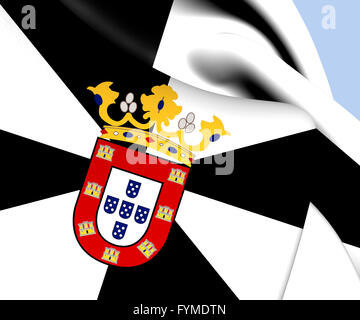 Flag of Ceuta Stock Photo