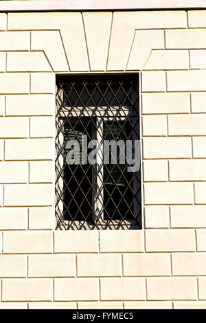shutter europe  italy  lombardy       in  the milano   brick    abstract grate Stock Photo