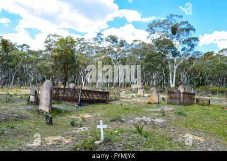 Tambaroora Cemetery, established 1854, Hill End, New South Wales ...